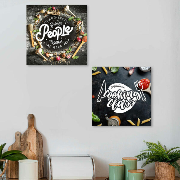 Kitchen lettering Frame