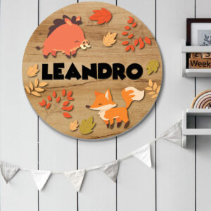 PLACA REDONDA INFANTIL